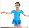 Bühnenkleidung Kinder Mädchen Tutu Ballett Tanzkleid Trikot Gymnastik Fancy Dancewear Kostüm Ballerina