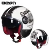 Caschi motociclistici Beon Helmet Double Lens Moto Casco Ge Ouvert Capacete Casque Scooter Open Face Safety Retron