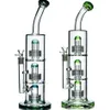 Bongs de água de vidro novos de 13 polegadas Dab Rigs Cachimbo de água de vidro matriz Perc Oil Bong exclusivo com junta de 14 mm