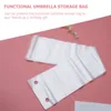 Imperméables 100 pcs couverture de parapluie en plastique sac pliable portable boîtier automatique pp organisateur film