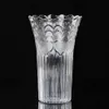 Europeu grande transparente criativo imitação de vidro vaso de plástico rico plantador de água de bambu ornamentos de cristal anti-queda flower319v