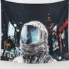 Ruimte Astronaut Tapijt Muur Opknoping Kunst Banners Vlaggen Slaapkamer Slaapzaal Achtergrond Decoratie Retro Ruimtevaarder Gedrukt Canvas Beac281l