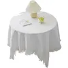 Tovaglia Rettangolo Cotone Tè Tovaglia Filato Tessitura Nappe Ornamento Copertura Casa Ristorante Picnic Decor