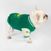 Vêtements pour chiens Vêtements pour animaux de compagnie Chien d'hiver Peluche épaisse Manteau de baseball pour chien français Marque chaude et tendance