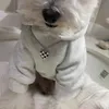 Apteka dla psów jesień i zima nowa marka mody dla zwierząt Plush Sweater Schnauzer Teddy Bear Hoodie Little Ubrania