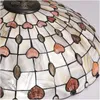 Chandeliers Lamp Light 20 Inch Ceiling Flush Mount Classic Mosaic LED Handmade Shell Lighting Fixtures