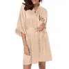 Dames Nachtkleding Dames Pyjama Vest Met Riem Badjas Kleding Satijn Nachtjapon Dame Kunstzijde Zacht Comfortabel Homewear