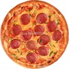 Filtar skinka pizza baby filt swaddling 3d utskrift vacker mat åtföljd mjuk flanell enkel förvaring gåva