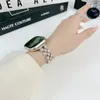 Lüks elmas bilezik metal saat kayışı Apple Watch 9 Ultra 8 7 7 SE 6 5 4 3 Bayanlar Saat Bantları Iwatch Band 49mm 44mm 42mm 41mm 40mm 38mm Yedek Aksesuarlar