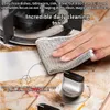 New 2/3/5pic Kitchen Dish Towels Scouring Pad Towel Metal Steel Wire Cleaning Cloth Rust Removal Pots Stove Cleaning Tool Dish Cloth