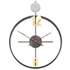 Настенные часы смотрят Nordic Style Light Luxury Minimalist No Punch Clock Living Room Домохозяйство творческая личность искусство