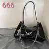 Evening Bags Y2k Girl Chain Pattern Handbag Summer Subculture Dark Punk Underarm Bag Cross Skull Shoulder Bag 230422