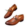 FOTWEAR HOMBRE OXFORDs Tamaño grande Slip On HOMBRE ZAPATOS DE VESTIR Patrón de cocodrilo Mocasines de conducción HOMBRE MODA Fiesta de bodas FORMAL Footwea Tamaño 38-45