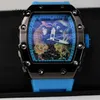 Marchio di orologi di lusso 2023 Nuovo orologio da uomo con tigre a forma di drago, barile impermeabile, tendenza alla moda, ad alto aspetto