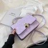 High-end designer Nieuwe bestandshouder Candy Color Small Square Bag Schouder Messenger Bag-zakken