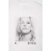 Bing 24SS New Frene Women Designer T Shirt TIDE TOPS TOPS SIMPLE