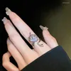 Cluster Ringe Draweye Y2k Blume Für Frauen Metall Koreanische Mode Zeigefinger Ins Einfache Hiphop Schmuck Exquisite Anillos Mujer Vintage