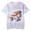 Magliette da uomo Magliette Anime Spada Arte Online SAO 3D Stampato Uomo Donna Moda Camicia a maniche corte oversize Harajuku Bambini Magliette Top