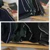 Calças femininas yozo cordão preto gorpcore listrado oversized baggy carga pára-quedas jogger perna larga calças calças 231123