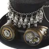 Вечеринка поставляет стимпанк Top Hat Black Skulls Magic Cap Steam Punk Masquerade Gothic Gears шляпы для мужчин женщин