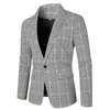 Herenpakken Heren Casual Sport Slim passen Eén knop Controle Blazer lichtgewicht jasje voor mannen voor mannen