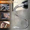 New 1PCS Electric Wrench Sleeve Universal Extension Rod Bendable Flexible Shaft Plus Force Connecting Rod Socket Wrench Tools