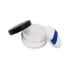Opslagflessen 50g plastic losse poederpot met zeef lege cosmetische container zwarte matte dop make-up compacte draagbare doos