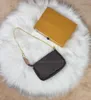 Bolso de Navidad bolso de mujer correa de cadena dorada bolso de hombro de color marrón bolso de diseñador Mini bolso de moda bolso de mano cartera de mujer monedero de moda monedero