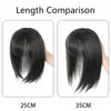 Frange PAGEUP synthétique 3D frange 25CM Invisible sans couture tête cheveux Air frange aérienne naturelle Invisible augmenter le Volume des cheveux 231123