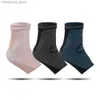 Wsparcie kostki 1 PC Sports Ank Compression Foot Seve Ank Wsparcie Running Cyc Basketball Sports Socks Outdoor Men Ank Brace Sock Q231124