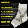 Ayak bileği desteği 1PAIR Sports Ank Brace Sıkıştırma Plantar Fasiit Çoraplar Ayak Kemeri Desteği'ni arar. Topuk Ağrısı Achils Tendonit Reli Q231124