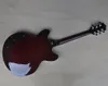 6 String Tobacco Sumburst Alevli Elektrikli Gitar Alevli Top Logo/Renk Özelleştir