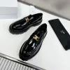Triomphe casual shoes Dress shoe Womens loafer Designer sneaker Low Leather flat New 10a top quality vintage run black Arc de platform shoe Outdoor walk Shoes With box