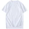 T-shirts pour hommes Chemise oversize pour hommes Couleur unie Hommes T-shirt décontracté à manches courtes Col rond Hip Hop Streetwear Homme TShirt Longline Tee