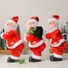 Christmas Toy Supplies Christmas Electric Musical Hip Dancing Santa Claus Doll Toys Twerking Doll Party Christmas Decoration Gifts Ornaments for Kids 231124