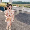 Kleidung Sets Mädchen Kleidung Set Sommer Shirt Hosen Kleinkind Tops Shorts Marke Kinder Outfits Kinder Anzug Baby 230422