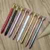 Creative 39 Color Top Selling Classical Big Diamond Ballpoint Pennor Crystal Metal Pen Office Student Writing Pen Business Advertising Pen Kids Gift