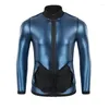 Hommes Body Shapers Perte Costume Ceinture Plat Mâle Réduisant Veste Manches Poids Sauna Gaine Brûlant Graisse Ventre Hommes Minceur Shaper Tops Long