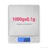 Balances de pesée en gros 1000G / 0.1G LCD portable mini-étui de poche numérique électronique bijoux de cuisine postale poids NCE échelle goutte D DH8Sz