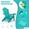 Living Room Furniture Tale Folding Adirondack Sleeper Chairs With Plout Ottoman Cup Holder Oversized Poly Lumber For Patio Deck Garden Dhnqc