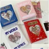 Overige Home Decor 64 Zakken Mini Po Album Hart Transparante Pocard Houder Opslag Verzamel Boek Naamkaart Van Drop Levering Tuin Dh4Dj