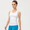 Mujeres Tanques Camis Deportes PRO Entrenamiento apretado Deportes Fitness Correr Yoga Secado rápido Camiseta sin mangas Ropa