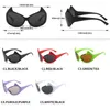 Солнцезащитные очки Sexy Gotham Cat Eye Women Vintage Design Fashion Punk Sun Glasses Men Half Frame Halloween Funny Shades