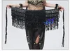 Saias Mulheres Boho Fringe Sexy Tassel Tassel Belly Dance Hip Sconst Rave Wrap Belt Performance Custume 230424