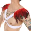 Männer Sexy Bdsm Harness Brustgurt Porno Crop Top Rave Zubehör Freiliegender Körper Kostüm Gay Sissy Bikini Mini Dessous