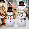 Juldekorationer Uppblåsbar snögubbe Santa Claus Nutcracker -modell med LED -lätta uppblåsbara juldockor för Xmas Year Garden Party Decor 231123