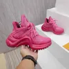 Mężczyźni Archlight Runway Sneakers Klasyczne białe koronkowe trenerzy skórzane Platforma Platforma Casual Shoe Luxury Women Women Buty