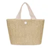 Torby wieczorowe torebki Rattan Basket TOPOGS TRACE TRACES LETNY HAJANY RĘCZNĄ TLkającą Women Beach Straw Bag Wpisane Bagevening