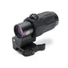 Tactical HHS I 558 Holographic Red Green Dot Scope G33 Magnifier Combo Hunting Rifle 558 T-dot Sight & 3X Magnification Scope with Switch to Side Quick Detachable Mount