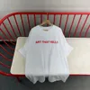 Galleryse Depts Fashion Letters Print T-Shits pour hommes Chemises avec col rond d'été Casual Vêtements confortables